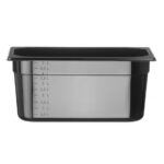 Hendi Gastronorm-Behälter 1/3, Profi Line, GN 1/3, 5,7L, Schwarz, 325x176x(H)150mm