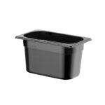 Hendi Gastronorm-Behälter 1/4, Profi Line, GN 1/4, 4L, Schwarz, 265x162x(H)150mm – Bild 2