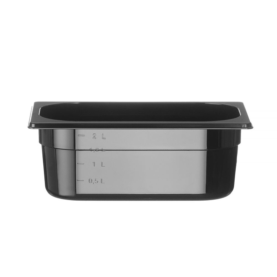 862629_OBW_2024_02_IMGP3333.jpg Hendi Gastronorm-Behälter 1/4, Profi Line, GN 1/4, 2,8L, Schwarz, 265x162x(H)100mm – Bild 1