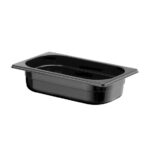 Hendi Gastronorm-Behälter 1/4, Profi Line, GN 1/4, 1,8L, Schwarz, 265x162x(H)65mm – Bild 2