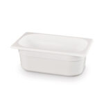 Hendi Gastronorm-Behälter 1/4, GN 1/4, 2,8L, Weiß, 265x162x(H)100mm