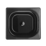 Hendi Gastronorm-Behälter 1/6, Profi Line, GN 1/6, 2,4L, Schwarz, 176x162x(H)150mm – Bild 3