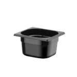 Hendi Gastronorm-Behälter 1/6, Profi Line, GN 1/6, 1,6L, Schwarz, 176x162x(H)100mm – Bild 2