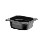 Hendi Gastronorm-Behälter 1/6, Profi Line, GN 1/6, 1L, Schwarz, 176x162x(H)65mm – Bild 2