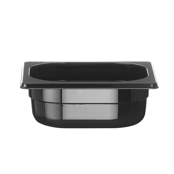 862735_OBW_2024_02_IMGP3342.jpg Hendi Gastronorm-Behälter 1/6, Profi Line, GN 1/6, 1L, Schwarz, 176x162x(H)65mm – Bild 1
