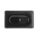 Hendi Gastronorm-Behälter 1/9, GN 1/9, 1L, Schwarz, 176x108x(H)100mm – Bild 3