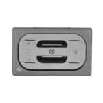Hendi Gastronorm-Deckel, GN 1/4, Schwarz, 265x162mm – Bild 2
