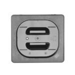 Hendi Gastronorm-Deckel, GN 1/6, Schwarz, 176x162mm – Bild 2