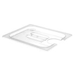 Hendi Gastronorm-Deckel mit Sous-Vide-Stab-Aussparung, GN 1/2, Transparent, 265x325mm – Bild 2