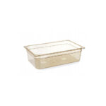 Hendi Gastronorm-Behälter 1/1, hochtemperaturbeständig, GN 1/1, 9L, Transparent, 530x325x(H)65mm