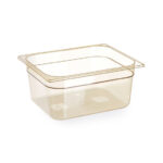 Hendi Gastronorm-Behälter 1/2, hochtemperaturbeständig, GN 1/2, 4L, Transparent, 325x265x(H)65mm