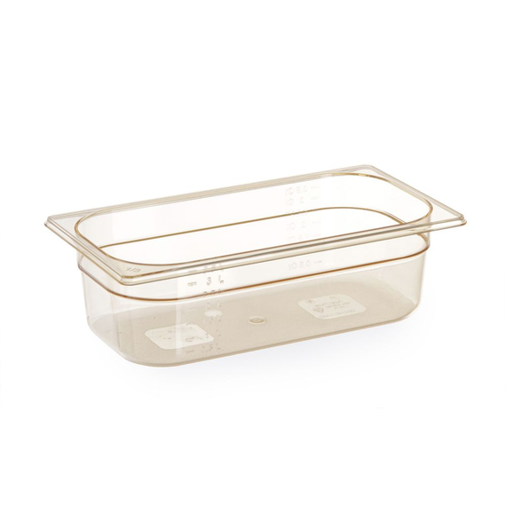 869468.jpg Hendi Gastronorm-Behälter 1/3, hochtemperaturbeständig, GN 1/3, 5,5L, Transparent, 325x176x(H)150mm – Bild 1