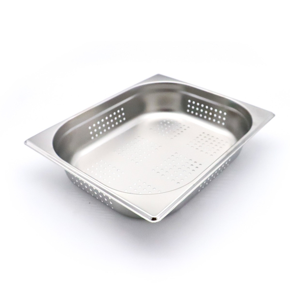8719632125389_09367611_01.jpg Maxima Gastro Gastronormbehälter - 1/2 GN - 6,5 cm Tief - Edelstahl - Perforiert – Bild 1