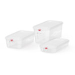 Hendi GN 1/3 Behälter, Polypropylen, GN 1/3, 2,5L, Transparent, 325x176x(H)65mm, Rechteckig – Bild 2