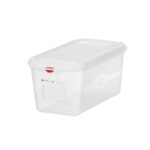Hendi GN 1/3 Behälter, Polypropylen, GN 1/3, 6L, Transparent, 325x176x(H)150mm, Rechteckig