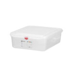 Hendi GN 1/2 Behälter, Polypropylen, GN 1/2, 6,5L, Transparent, 325x265x(H)100mm, Rechteckig