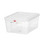 Hendi GN 1/2 Behälter, Polypropylen, GN 1/2, 10L, Transparent, 325x265x(H)150mm, Rechteckig
