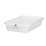 Hendi GN 2/3 Behälter, Polypropylen, GN 2/3, 9L, Transparent, 354x325x(H)100mm, Rechteckig