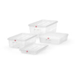 Hendi GN 1/1 Behälter, Polypropylen, GN 1/1, 8L, Transparent, 530x325x(H)65mm – Bild 2