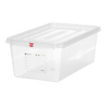 Hendi GN 1/1 Behälter, Polypropylen, GN 1/1, 28L, Transparent, 530x325x(H)200mm