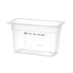 Hendi Gastronorm-Behälter 1/3, GN 1/3, 7,8L, Transparent, 325x176x(H)200mm