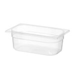 Hendi Gastronorm-Behälter 1/4, Profi Line, GN 1/4, 2,8L, Transparent, 265x162x(H)100mm – Bild 2