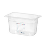 Hendi Gastronorm-Behälter 1/4, GN 1/4, 4L, Transparent, 265x162x(H)150mm – Bild 2