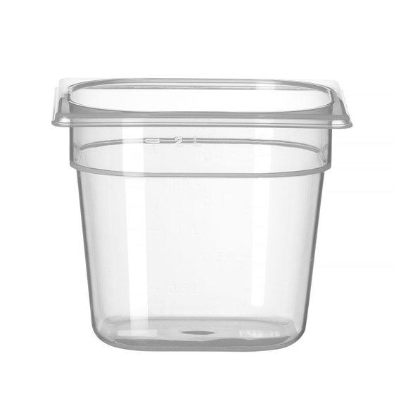 880418_1_OBW_2024_02_IMGP3239.jpg Hendi Gastronorm-Behälter 1/6, Profi Line, GN 1/6, 2,4L, Transparent, 176x162x(H)150mm – Bild 1