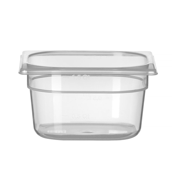 880425_OBW_2024_02_IMGP3245.jpg Hendi Gastronorm-Behälter 1/6, Profi Line, GN 1/6, 1,6L, Transparent, 176x162x(H)100mm – Bild 1
