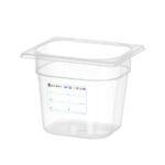 Hendi Gastronorm-Behälter 1/6, GN 1/6, 2,4L, Transparent, 176x162x(H)150mm