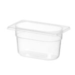 Hendi Gastronorm-Behälter 1/9, Profi Line, 1,0, GN 1/9, 1L, Transparent, 176x108x(H)100mm – Bild 2