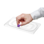 Hendi Farbcodierungsclips für HACCP-Aufbewahrungsbehälter, Violett, 12 Stk – Bild 4