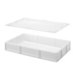 Hendi Deckel für Pizzateigbox GN 1/1, GN 1/1, Weiß, 530x325x(H)20mm – Bild 3