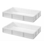 Hendi Pizzateig-Box GN1/1, GN 1/1, Weiß, 530x325x(H)90mm – Bild 3