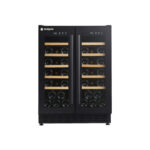Weinkühlschrank, Zweikammer, 40 Flaschen, 595x575x820 mm (BxTxH)