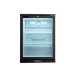 Bar Display Cooler, eine Flügeltür, 600x530x835 mm (BxTxH), schwarz