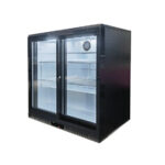 Bar Display Cooler, zwei Schiebetüren, 900x530x835 mm (BxTxH), schwarz – Bild 6