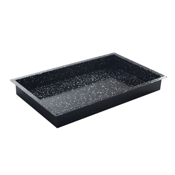890158_OBW_2016_01.jpg Hendi Gastronorm-Behälter, emailliert, GN 2/1, Schwarz, 530x650x(H)20mm, Rechteckig – Bild 1