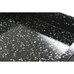 Hendi Gastronorm-Behälter, emailliert, GN 2/1, Schwarz, 530x650x(H)20mm, Rechteckig – Bild 2