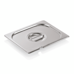 Was Germany GN Deckel GN SELECT 1/2, mit Löffelaussparung, Chromnickelstahl 18/8