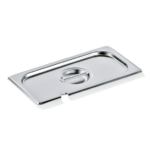 Was Germany GN Deckel GN SELECT 1/3, mit Löffelaussparung, Chromnickelstahl 18/8