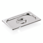 Was Germany GN Deckel GN SELECT 1/4, mit Löffelaussparung, Chromnickelstahl 18/8