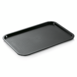Was Germany Tablett FAST FOOD, 35 x 27 x 2 cm, schwarz, Polypropylen