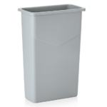 Was Germany Abfallbehälter, 75 ltr., 51 x 27 x 75 cm, grau, Polypropylen