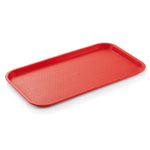 Was Germany Tablett FAST FOOD GN 1/1, 53 x 32,5 x 2 cm, rot, Polypropylen