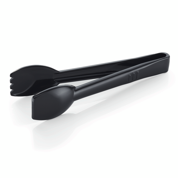 9436231_WS.png Essentials Salatzange Set, 23 cm, schwarz, Set á 6 Stück, Polycarbonat – Bild 1