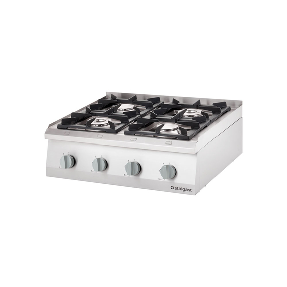 9706210V01_MAIN_PRODUCT_PHOTO_mnXZnMYQ5Bdb.jpg Stalgast Edelstahl Gas-Kochfeld mit 4 Brennern (3,5+5+2x7) als Tischgerät, Serie 700ND – Bild 1
