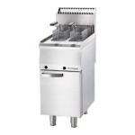 Stalgast Edelstahl Gas Fritteuse, 2x 7 Liter Doppelbecken, Serie 700 ND – Bild 4