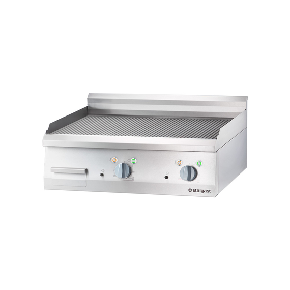 9731200V01_MAIN_PRODUCT_PHOTO_ZnZYvszDOVGT.jpg Stalgast Edelstahl Elektro-Griddleplatte als Tischgerät, 800x700 mm, gerillte Grillfläche, Serie 700 ND – Bild 1