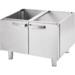 Stalgast Edelstahl Elektro-Griddleplatte als Tischgerät, 800x700 mm, gerillte Grillfläche, Serie 700 ND – Bild 5
